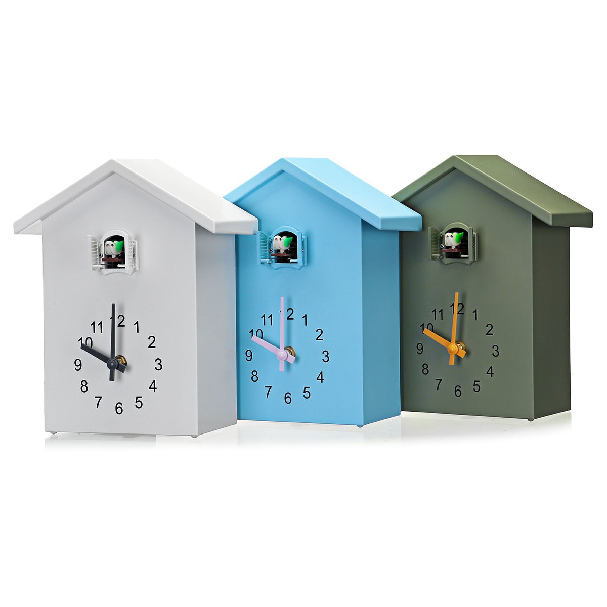 현대 조류 뻐꾸기 석영 벽시계 홈 거실 Horologe 시계 타이머 사무실 홈 장식 선물 교수형 시계